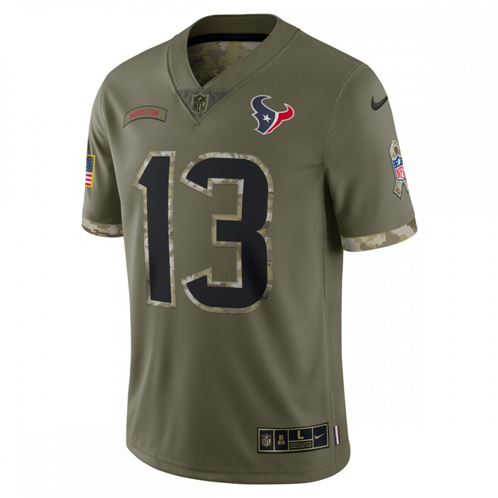 Brandin Cooks Houston Texans Nike 2022 Salute To Service Limited Jersey - Olive-GridironStore